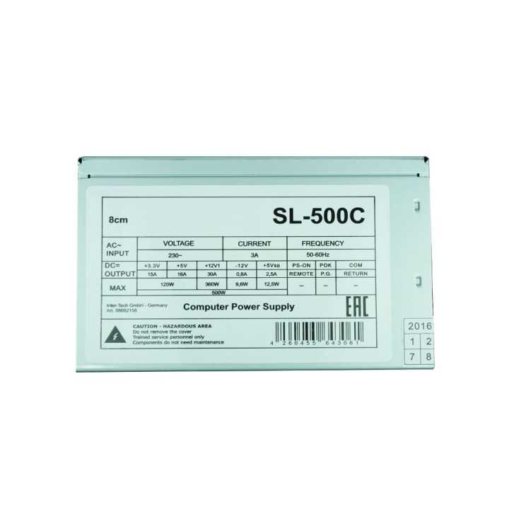 Sursa PC 500W Inter-Tech SL-500C