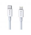 Cablu Devia Full 1m USB Type C - iPhone alb 3A 20W