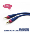 Cablu Jack 3.5 mm la 3.5 mm 1.5m conductor cupru stanat