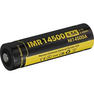 Acumulator 14500 LI-ION NITECORE NI14500A 3.7V 650mAh 6.5A cu pin