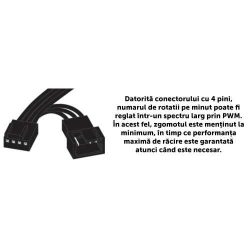Ventilator ARCTIC P12 SLIM PWM PST 4 Pin 120x120x15 mm 2100RPM ACFAN00187A