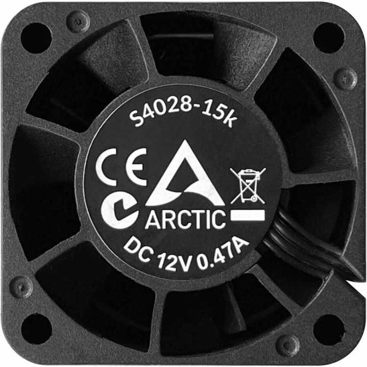 Ventilator ARCTIC S4028-15K 40 x 40 x 28 mm 12V 0.47A negru ACFAN00264A