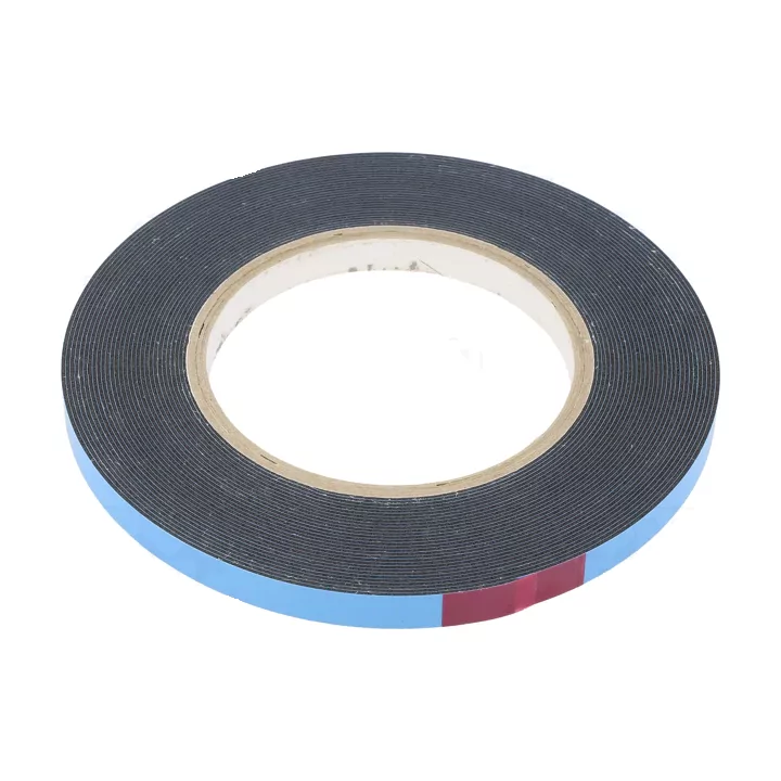 Banda de fixare W 9mm L 5m Thk 0.8mm dublu adezive acril 4234 PIANKOWA 0.8 MM 9MM-5M