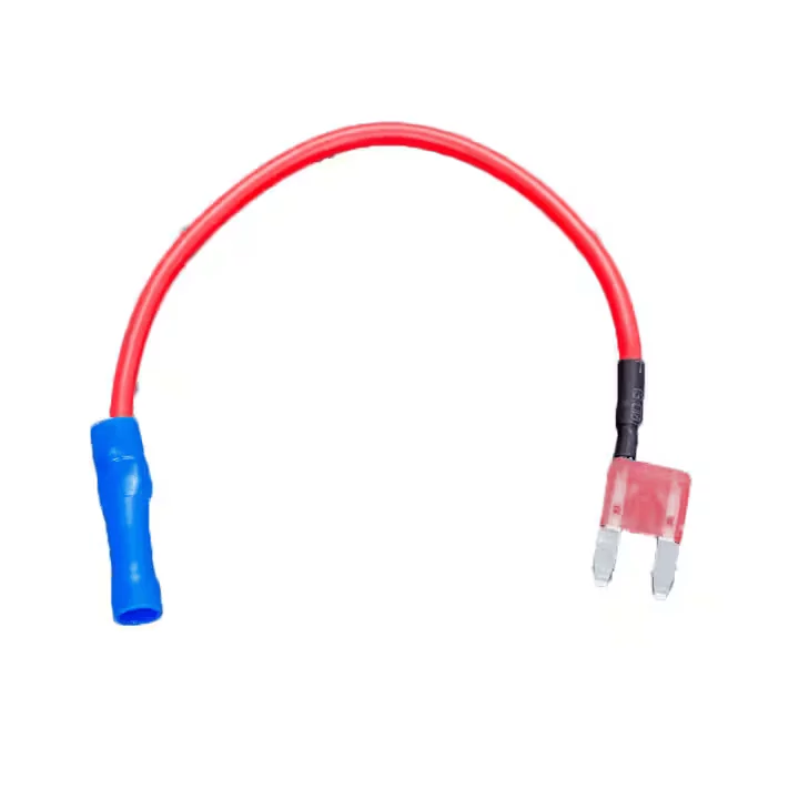 Siguranta MINI 10A 32VDC auto 10.9mm Mini cu cablu conector OPTIFUSE ANM-W-10A-16R