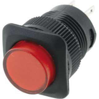 Buton Comutator actionat prin apasare 2 pozitii OFF-(ON) fara retinere SPST-NO 1.5A/250VAC SCI R13-508A-05-BR