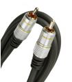 Cablu RCA mufa tata x1 din ambele parti 1.2m aurit negru PROLINK TCV3010-1.2