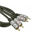 Cablu RCA mufa tata x2 din ambele parti 3m negru PROLINK TCV4270-3.0