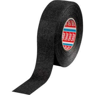 Banda textila 25mm 15m Thk 300um negru 105 grade C negru TESA 51608-00007-00