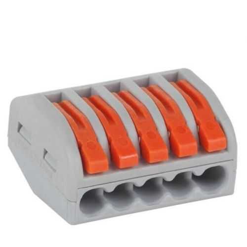 Conector universal rapid 5x 0.75-2.5mm portocaliu