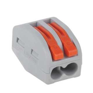 Conector universal 2x 0.75-2.5 mm rapid cu cleme portocaliu