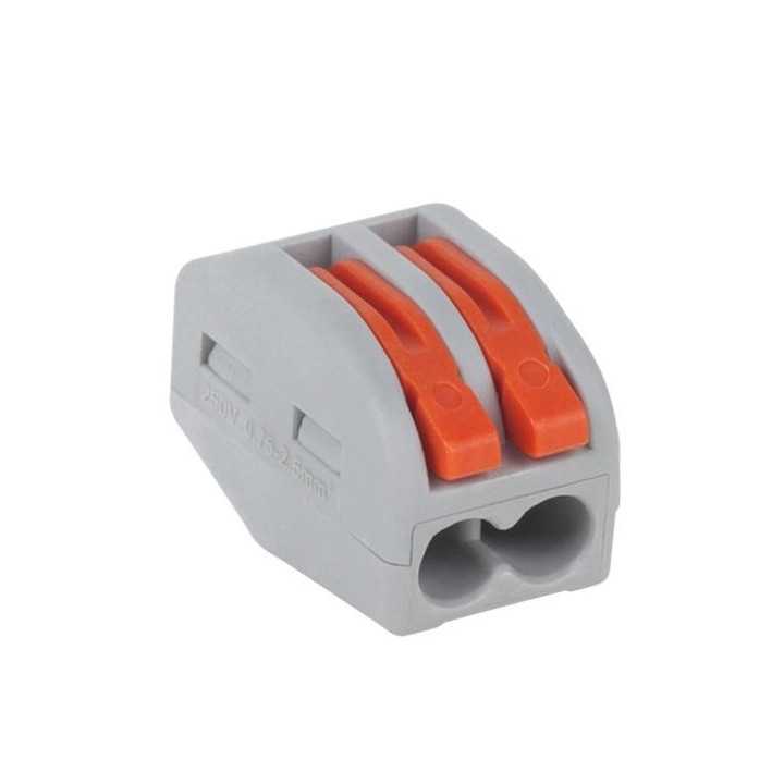 Conector universal 2x 0.75-2.5 mm rapid cu cleme portocaliu