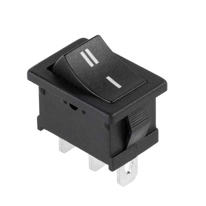 Intrerupator 2 pozitii ON-ON 3 pini cu retinere 3A 250V MRS-102