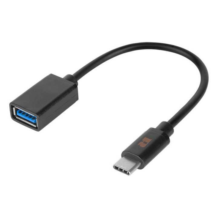 Cablu USB mama - tata USB Type C OTG 10cm REBEL