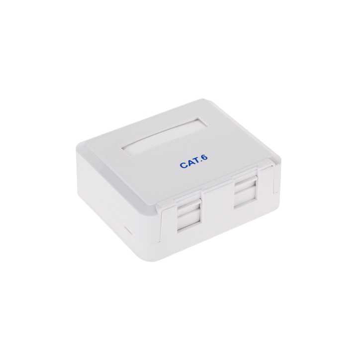 Priza dubla UTP CAT6 RJ45 8p8c