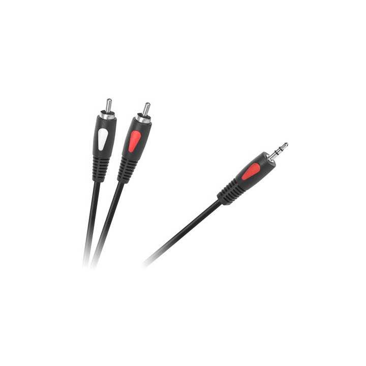 Cablu Jack 3.5 mm la 2x RCA 5m Eco-Line Cabletech