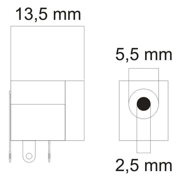 Soclu alimentare mama DC 5.5mm x 2.5mm lipire 5A CLIFF DC-10B (FC68149)