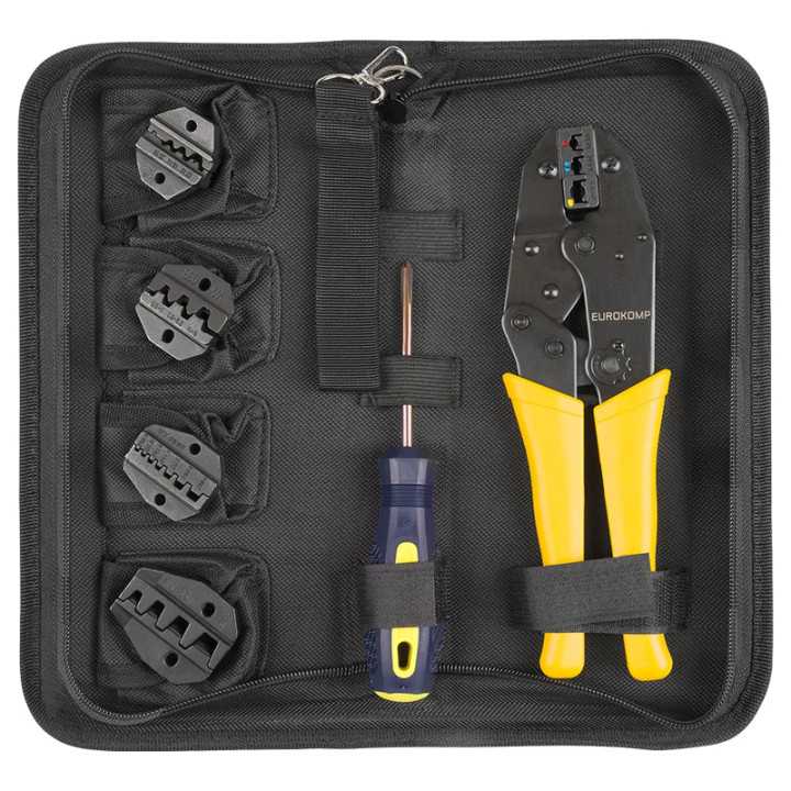 Trusa cleste sertizare papuci izolati si neizolati EUROKOMP E6110