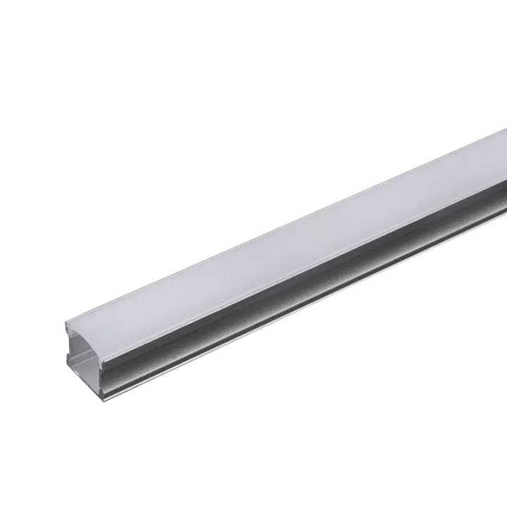 Profil aluminiu banda LED 2M 17.2x15.5 mm mat V-TAC SKU-3354