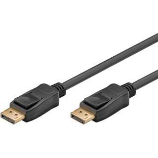 Cablu DisplayPort 1.2 tata - DisplayPort tata 2m 4K Ultra HD 2160p 60Hz negru Goobay 49959