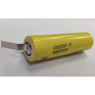 Acumulator LG 18650 cu lamele LI-ION 3.6V 2500mAh 20A ICR18650HE4 134 HEL galben