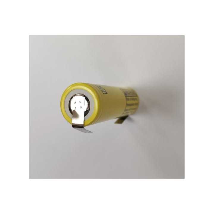 Acumulator LG 18650 cu lamele LI-ION 3.6V 2500mAh 20A ICR18650HE4 134 HEL galben