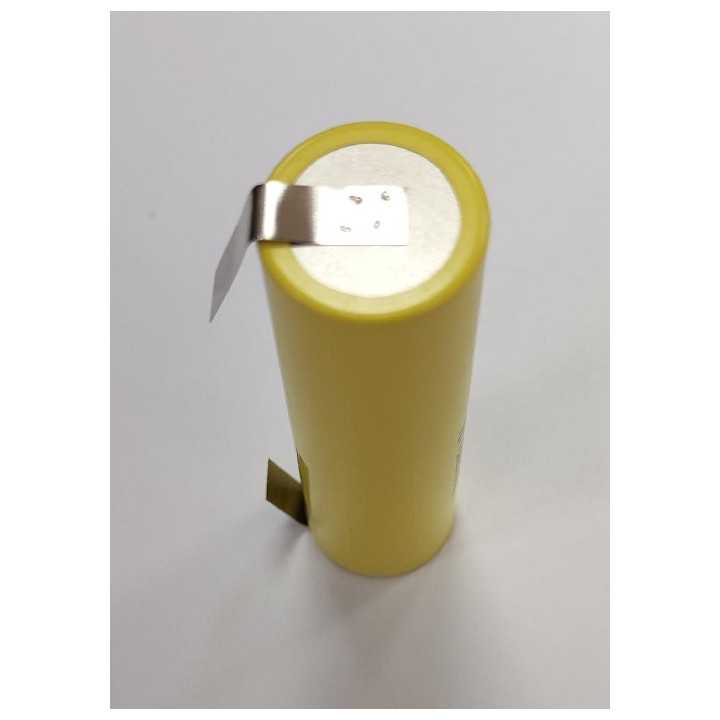 Acumulator LG 18650 cu lamele LI-ION 3.6V 2500mAh 20A ICR18650HE4 134 HEL galben