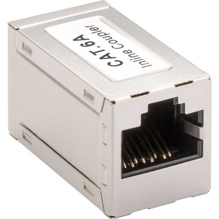 Adaptor prelungitor RJ45 CAT6A SFTP PiMF 500MHz ecranat mama-mama 72499 Goobay