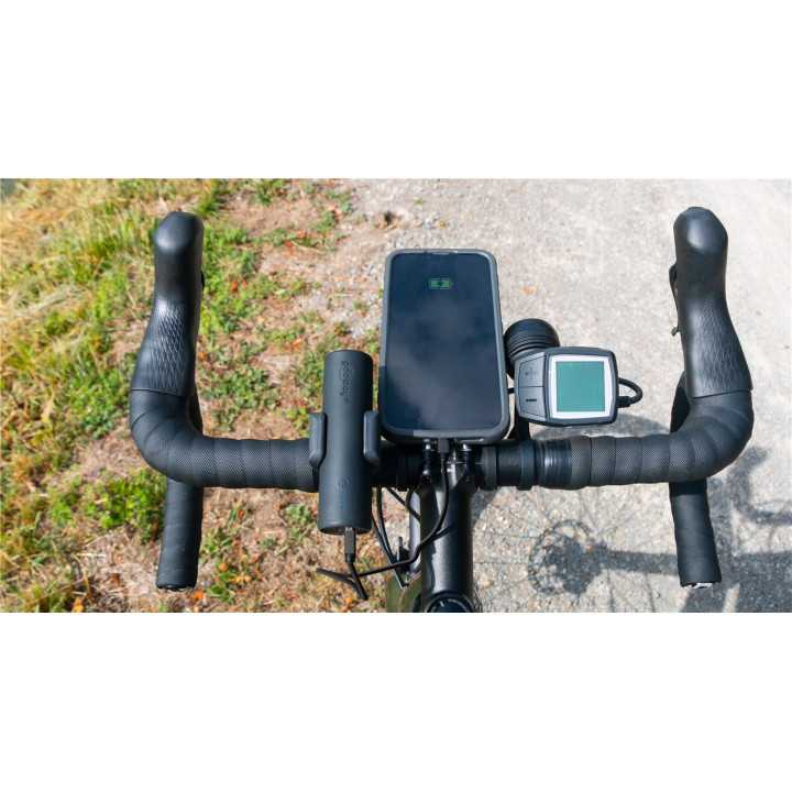 Power Bank 5.0 5000mAh suport pentru bicicleta negru USB-A/USB type C 3A 60656 Goobay