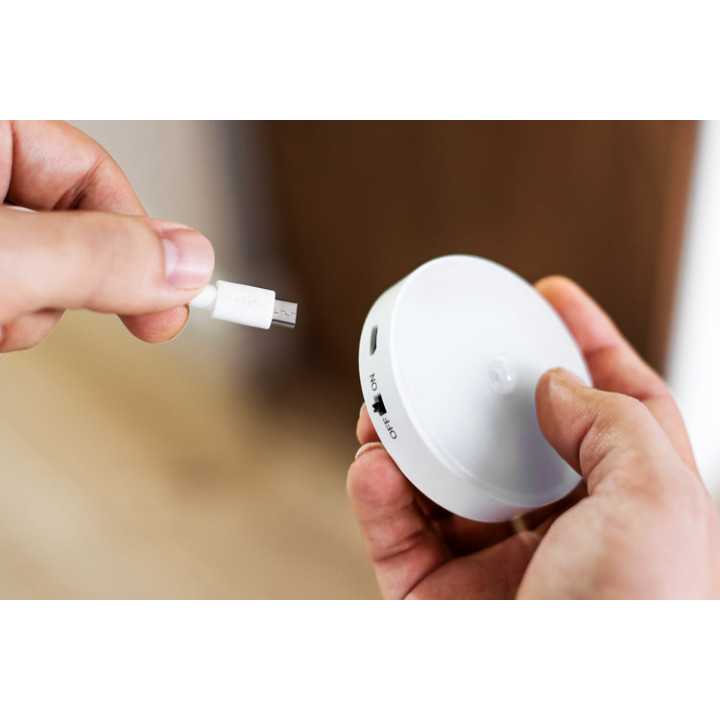 Lampa LED 0.6W 40lm 4000K Magnet Senzor miscare Acumulator 550mAh Rebel ZAR0550