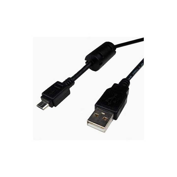 Cablu USB A tata - micro USB tata 1.8m HI-Speed cu ferita