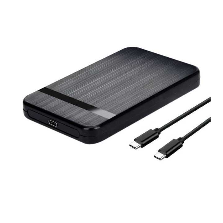 RACK carcasa metalica HDD 2.5" sau SSD SATA cu port USB 3.1 max.HDD 5TB USB TYPE C