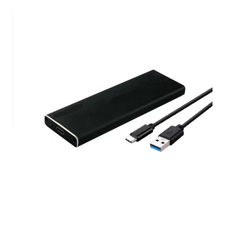 RACK carcasa metalica pentru SSD M.2/NGFF 2230 2242 2260 2280 cu port USB 3.1 max. HDD 6TB USB TYPE C
