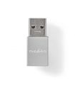 Adaptor USB 3.2 Gen.1 A tata - USB Type C mama Super Speed 5Gbit/s Metal Nedis