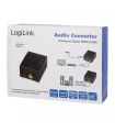 Adaptor convertor analogic-digital Intrare 2xRCA mama - Toslink/ Coaxial Didital audio LOGILINK CA0102