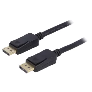 Cablu DisplayPort v1.4 - DisplayPort v1.4 3m negru QOLTEC 50588