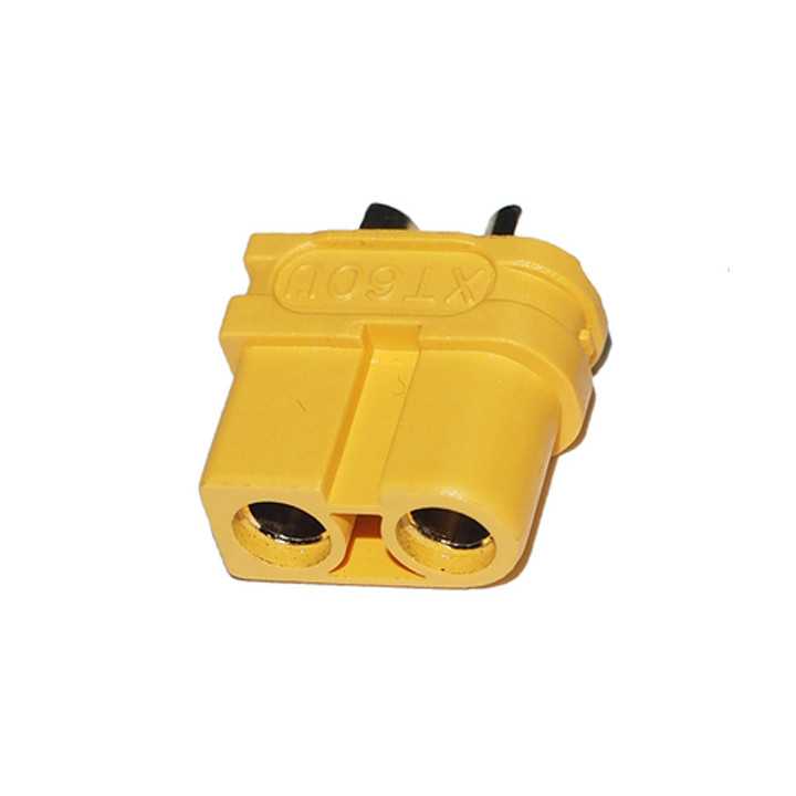 Mufa alimentare DC XT60 mama 2 pini pe cablu lipire galbena AMASS XT60U-F