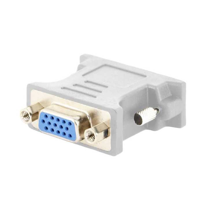 Adaptor video DVI-A tata 24+5 pini - D-Sub SVGA mama 15 pini gri Gembird A-DVI-VGA