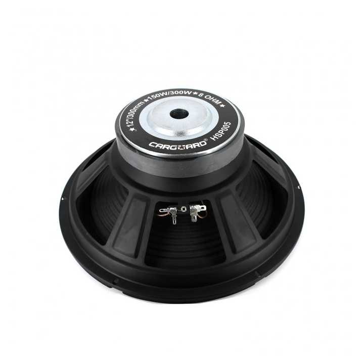 Difuzor HI-FI HOME 12" 305mm 150/300W 8 ohmi 30Hz-3kHz Carguard HSP005