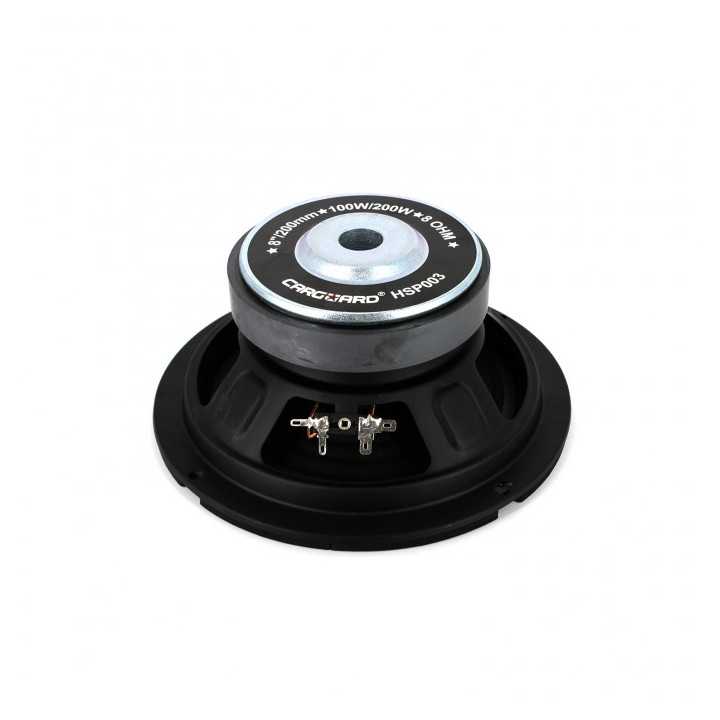 Difuzor HI-FI HOME 8" 203mm 100/200W 8 ohmi 37Hz-4.5kHz Carguard HSP003
