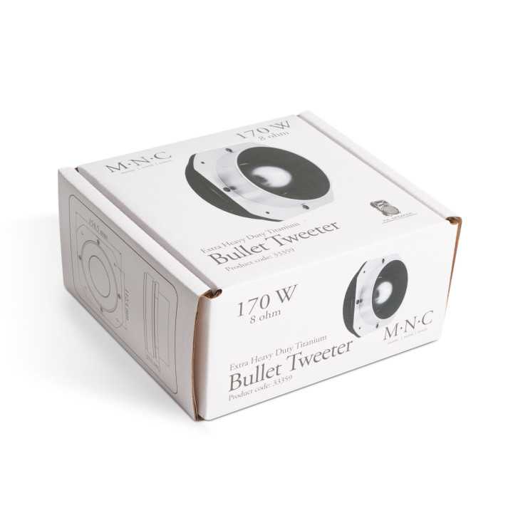 Tweeter Profesional 170W 8 Ohmi 2kHz-20kHz 155x155x40 mm M`N`C 33359