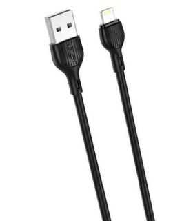 Cablu Iphone lightning - USB Negru 2m 2A XO-NB200-BK