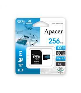 Card microSDXC UHS-I Apacer 256GB clasa 10 cu adaptor SD AP256GMCSX10U7-R