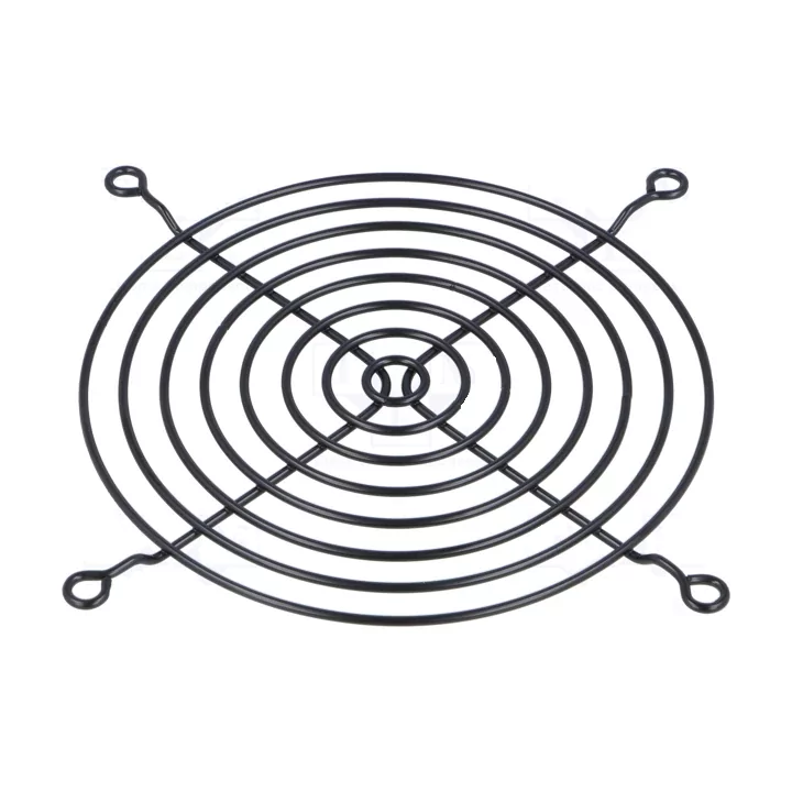 Protectie ventilator metal 120x120mm pentru surub negru TQSolution FG-12-BK