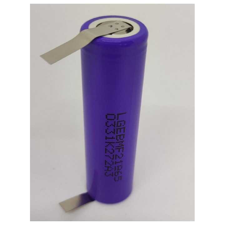 Acumulator Li-Ion 18650 LG 2200mAh 10A 3.7V cu lamele sudate LGEBMF21865