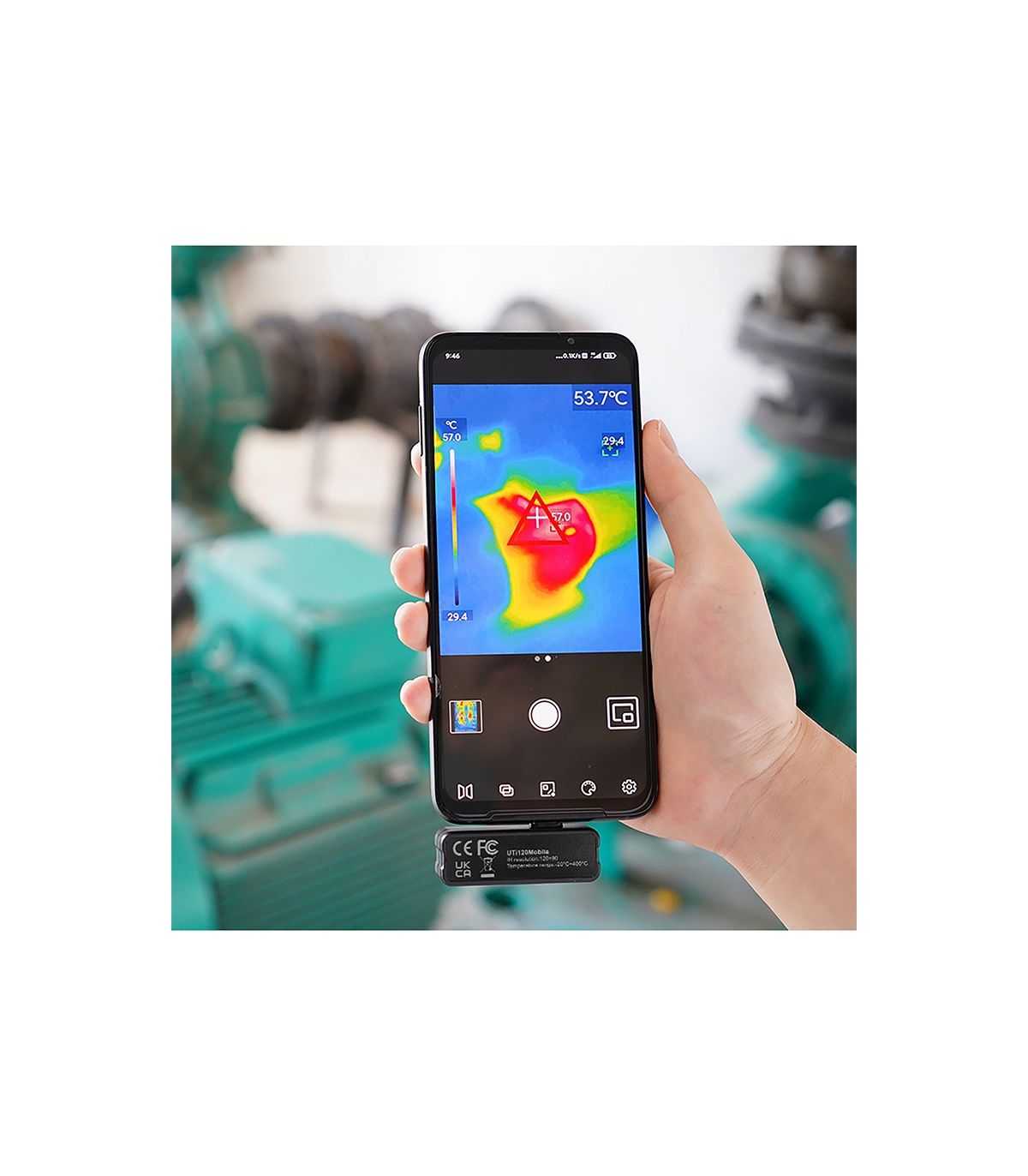 Camera termoviziune UNI-T UTI120MOBILE -20°C - 400°C USB TYPE C