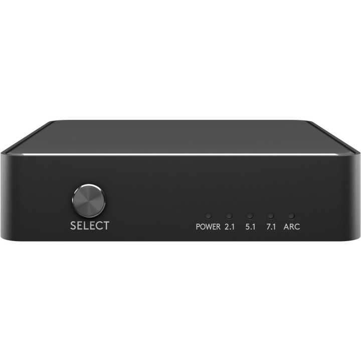 Extractor audio HDM 4K 30Hz V1.4 - HDMI TOSLINK JACK 3.5 mm audio casti Goobay 58469