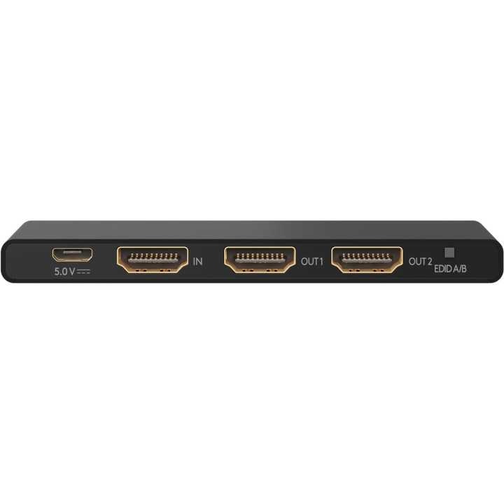 Splitter HDMI 4K 60Hz V2.0 1x HDM 1 la 2x HDMI activ Goobay 58481