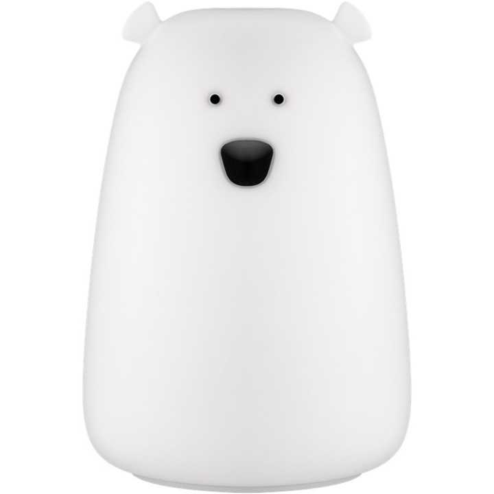 Luminã de noapte cu LED Ursul polar 7 culori 3 moduri lumina cu acumulator Goobay 61647