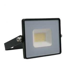 Reflector LED SMD 20W 6400K alb rece 1620lm IP65 negru V-Tac SKU-215948