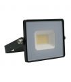 Reflector LED SMD 20W 6400K alb rece 1620lm IP65 negru V-Tac SKU-215948